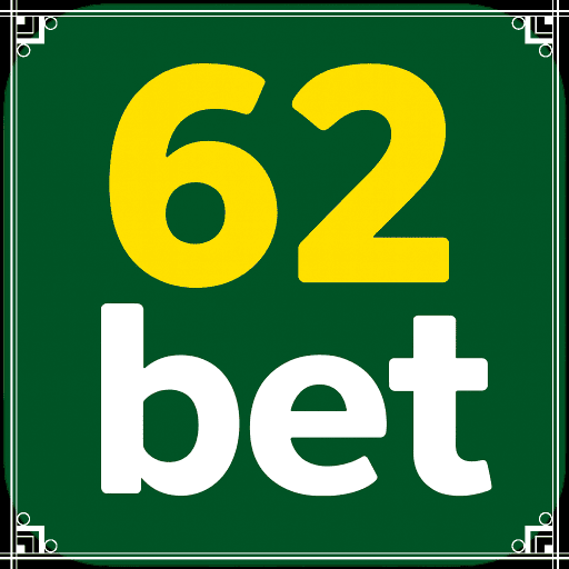 Imagem promocional da 62BET mostrando a plataforma e suas vantagens