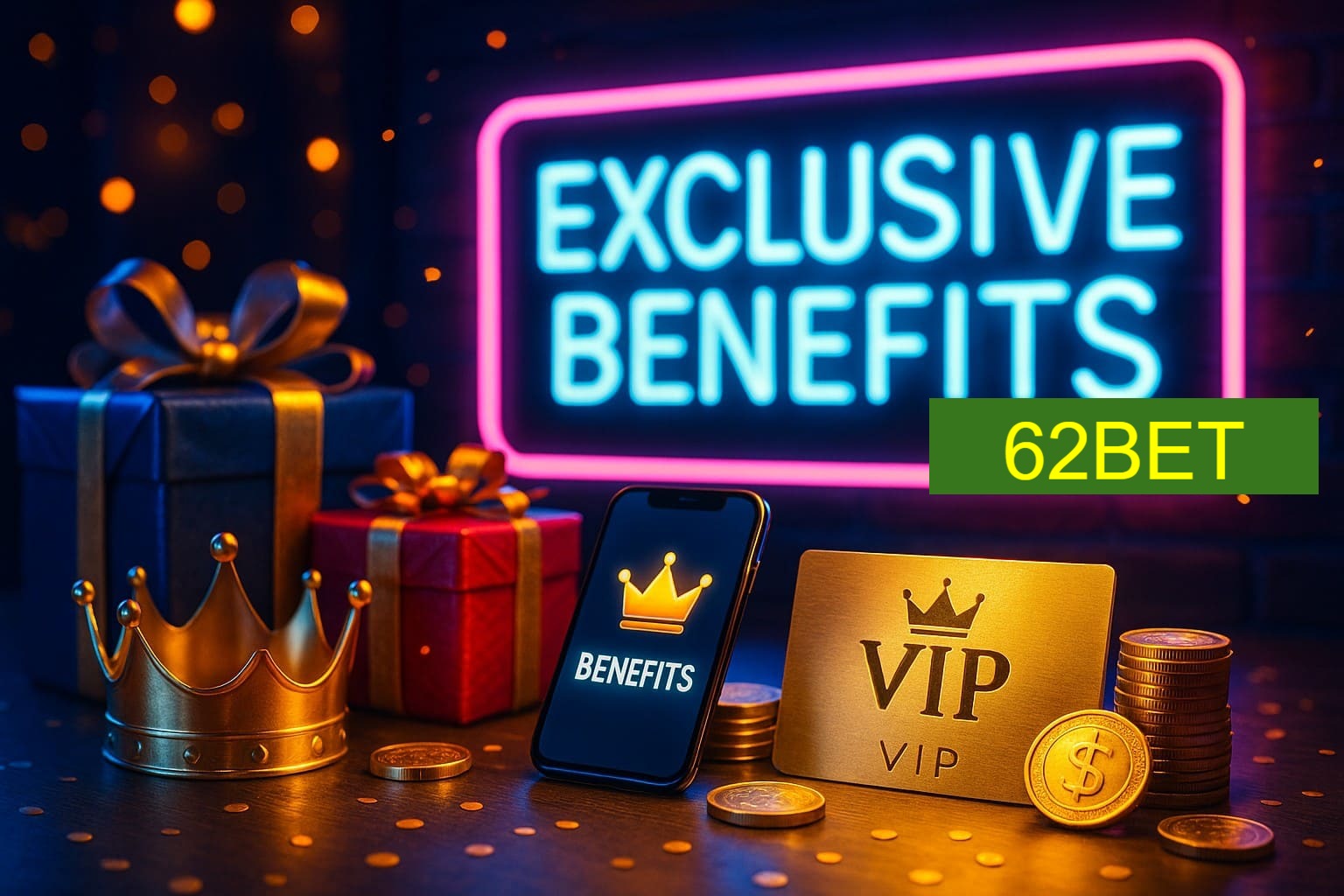 Benefícios do 62BET