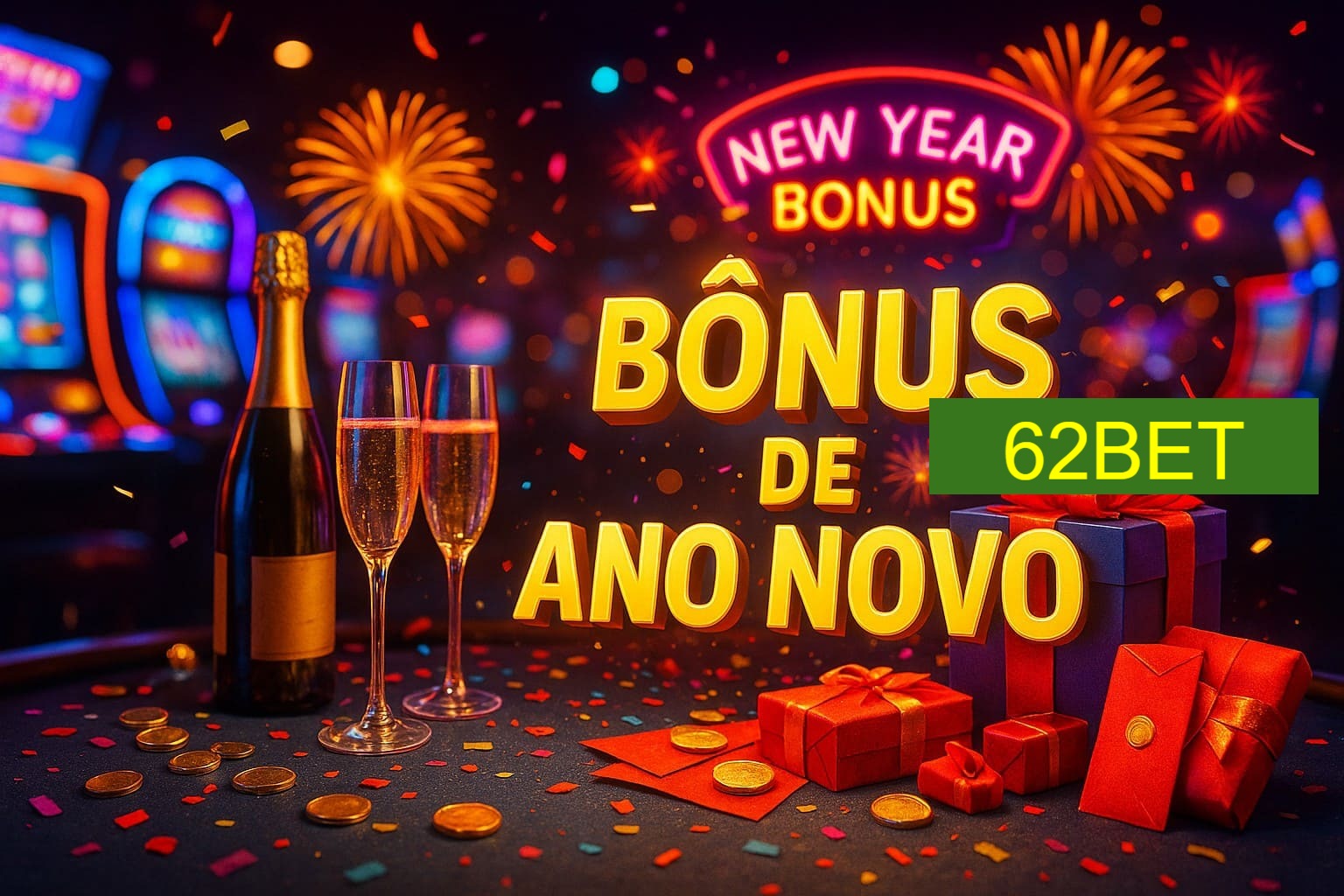Promoções de Ano Novo no 62BET